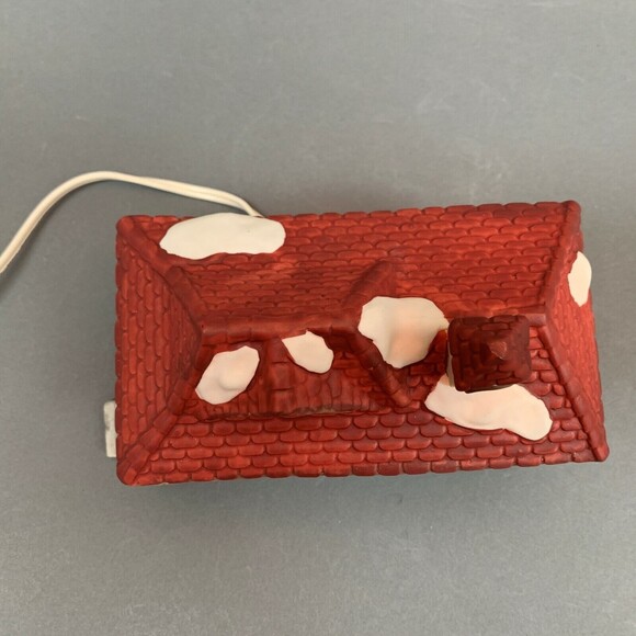 1990 Dickensville Collectibles Porcelain Lighted House Wesaon Station - Picture 6 of 11